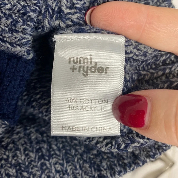 RUMI AND RYDER Grandpa Style Knit Button-Front Sweater with Collar Size XS 4/5) - Picture 4 of 5